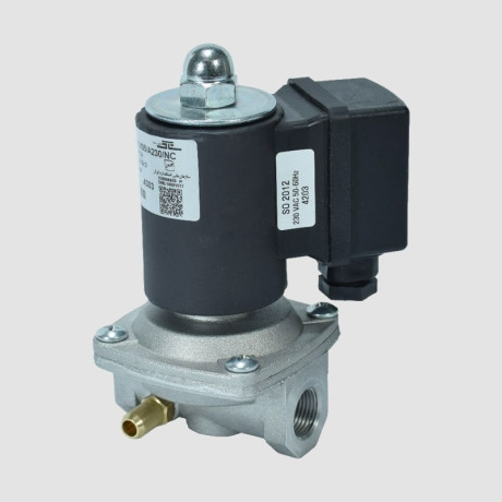 شیر برقی گاز تک ضرب نرمالی کلوز 3/8 اینچ ستاک