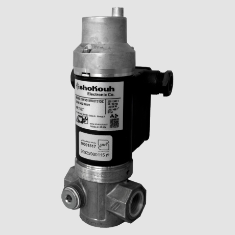 شیر برقی گاز تدریجی نرمالی کلوز 1/2 اینچ شکوه